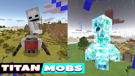 Mod Titans Mobs for Minecraft screenshot 1