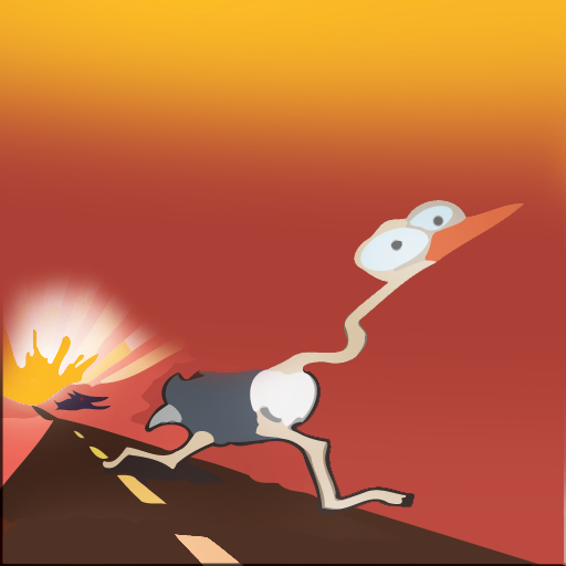 Freaky Ostrich Coyote Run icon