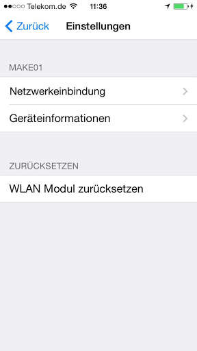 MAKE01 WiFi Connect App screenshot 3