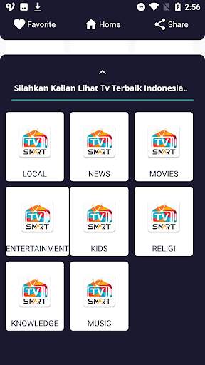 Smart TV Indonesia - Nonton TV Gratis & Lengkap screenshot 3