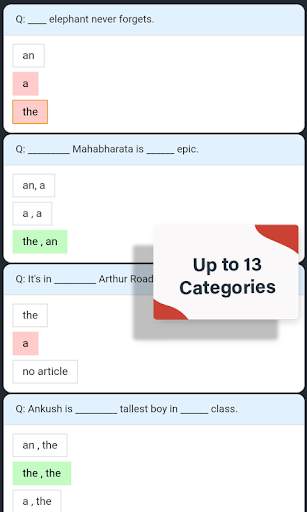English Grammar Practice Tests скриншот 6