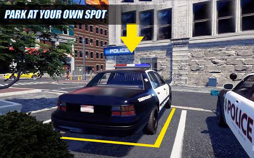 Advance Police Car Parking Game: 3D Car Simulator screenshot 1