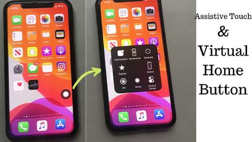 assistive touch iOS 14 1 تصوير الشاشة