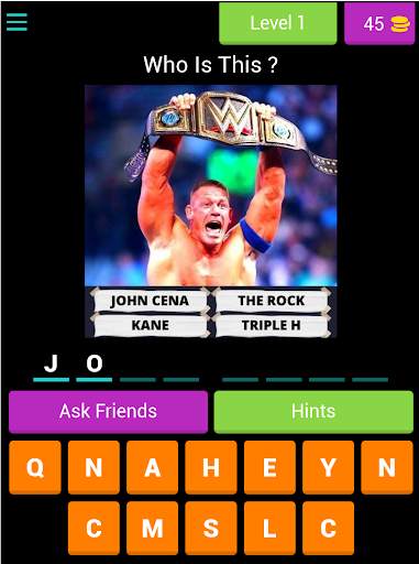 WWE QUIZ Game - Wrestler Quiz Game - 2021 screenshot 13