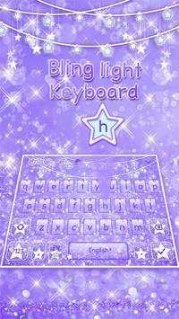 Teclado de luz bling screenshot 2