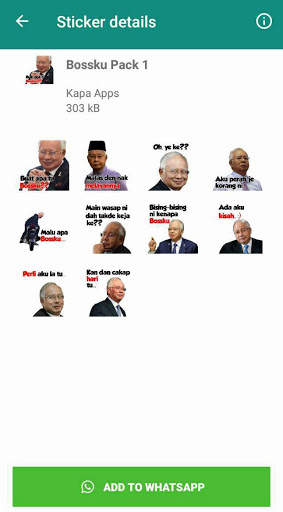 Bossku WA Sticker screenshot 3