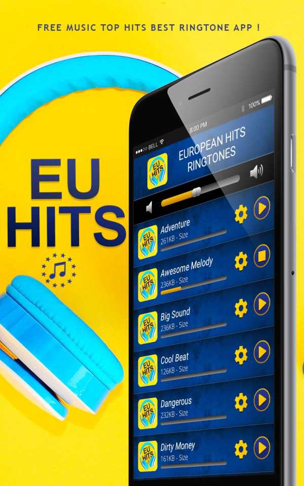European Hits Ringtones screenshot 1