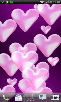 Hearts Live Wallpaper screenshot 2