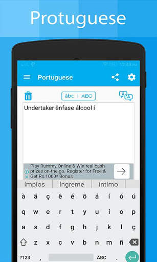 Portuguese Keyboard and Translator screenshot 8