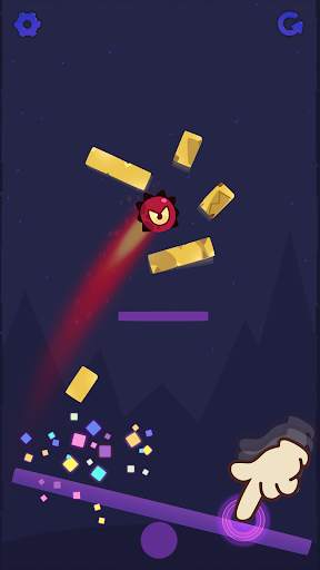 Bouncy Catapult King स्क्रीनशॉट 1