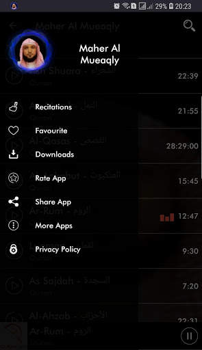 Quran MP3 Maher Al Mueaqly screenshot 3