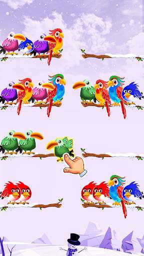Color Stacky Bird Sort Puzzle screenshot 5