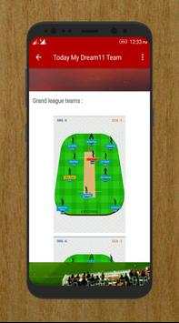 Dream11 Prediction,  My Team screenshot 7