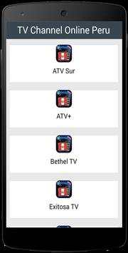 TV Channel Online Peru screenshot 1