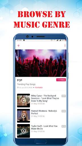 Music Trends: Music Video Player in floating 4 تصوير الشاشة