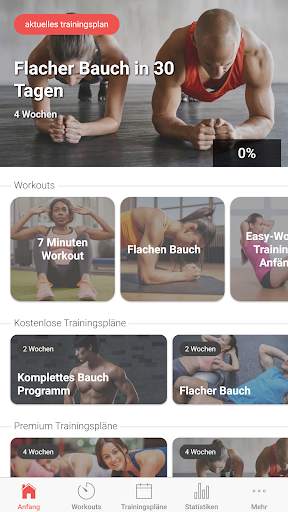 Bauchtraining für zuhause screenshot 1