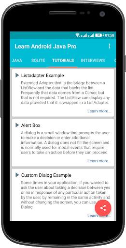 Learn Android Java screenshot 4