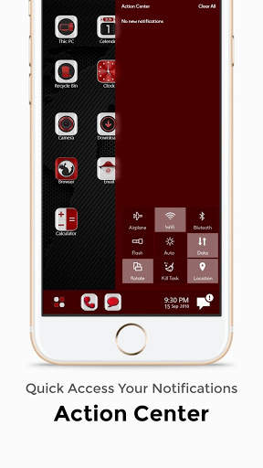 Carbon Fiber Theme For Computer Launcher screenshot 1