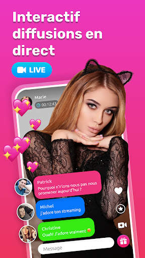 Live Video Tchat Appels screenshot 1