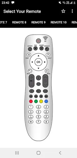 Remote For Videocon d2h скриншот 6