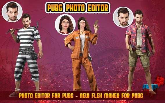 Photo Editor for PUBG - New Men suit editor स्क्रीनशॉट 3