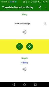 Translate Nepali to Malay 2 تصوير الشاشة