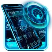 Blue Neon Hi Tech Theme 1.1.2