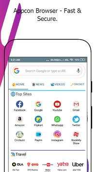 Appcon Browser - Fast & Secure screenshot 2