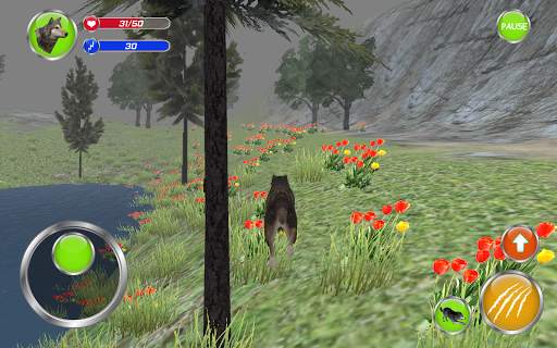 Angry Killer Wolf 3d Simulator स्क्रीनशॉट 6