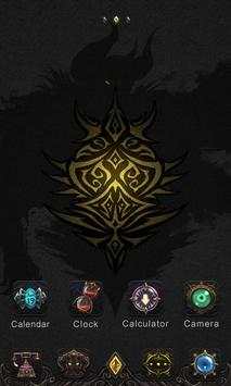 Darkness GO Launcher Theme screenshot 1