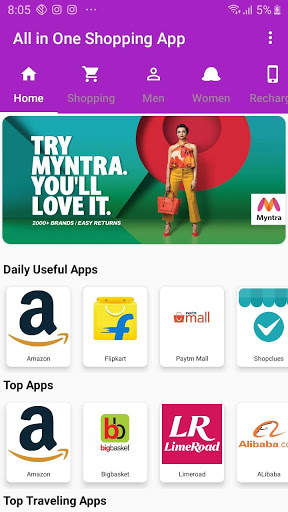 All In One Shopping App screenshot 1