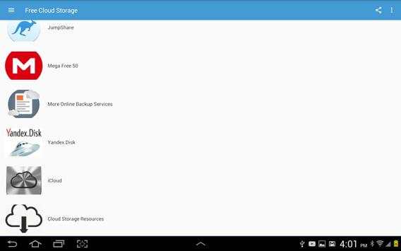 Free Cloud Storage Options screenshot 9