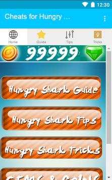 Cheats for Hungry Shark screenshot 1