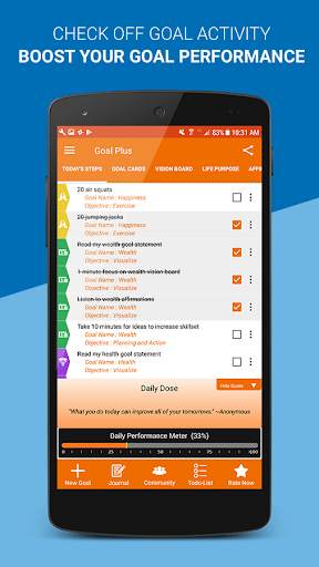 Goal Plus: Goal Setting, Vision Board, & Planner screenshot 1