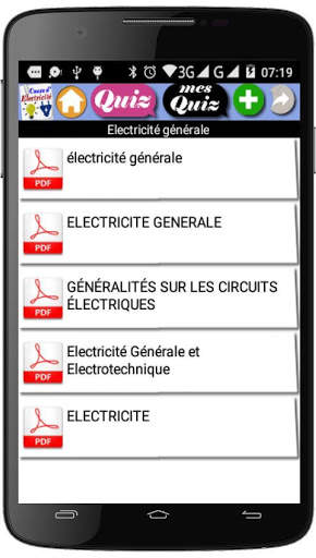 Cours d’Electricité скриншот 2