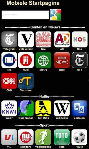 Startpagina.nl Mobiel screenshot 1