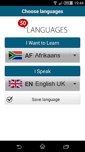 Learn Afrikaans - 50 languages screenshot 2