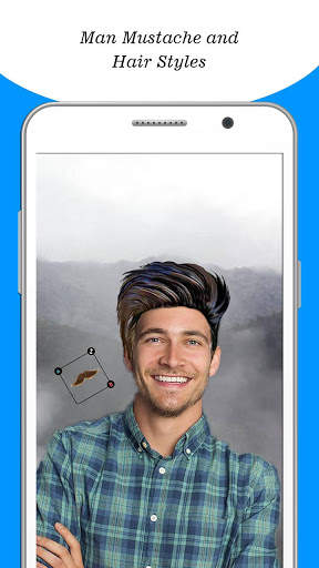 Man Mustache and Hair Styles Photo Editor screenshot 4