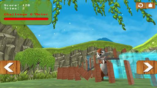 Squirrel Bricks Game: Smash it screenshot 2