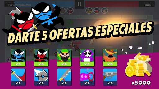 salta ninja batalla 2 jugador screenshot 1