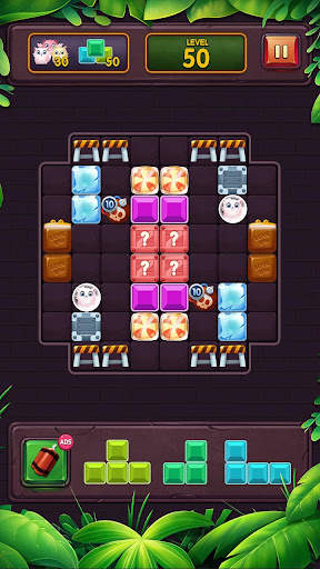 Classic Block Puzzle Game 1010: Free Cat Pop Game screenshot 3