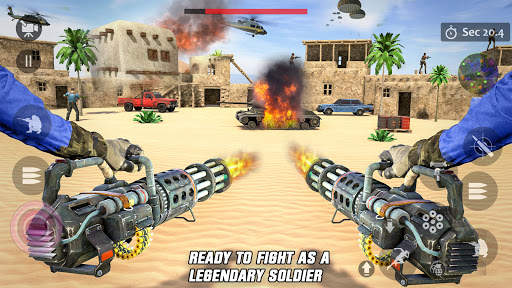 Real Commando Shooting 3D Games: Free Games 2021 screenshot 5
