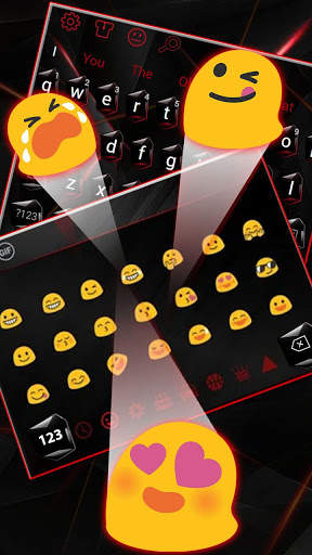 ब्लैक रेड मेटल कीबोर्ड स्क्रीनशॉट 3