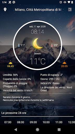 Previsioni meteo tempo reale screenshot 1