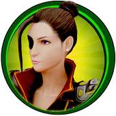 School Girl Fighting logo