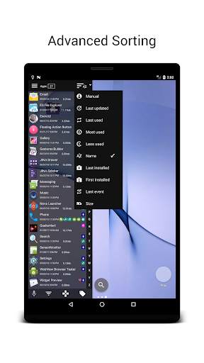 JINA Drawer - Apps Organizer 9 تصوير الشاشة