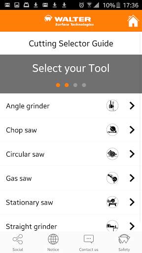 Walter Abrasives Selector 3 تصوير الشاشة