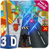 Subway Shadow Sonic Racing Surf Run &amp; Dash иконка