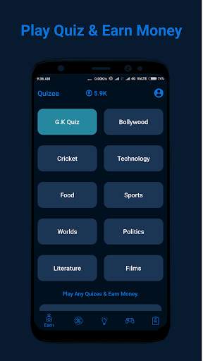 Quizee- Play Quiz & Earn money Unlimited Cash 2021 स्क्रीनशॉट 1