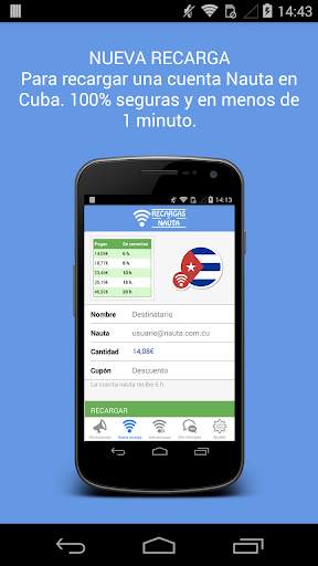 Recargas Nauta: Wifi en Cuba screenshot 3